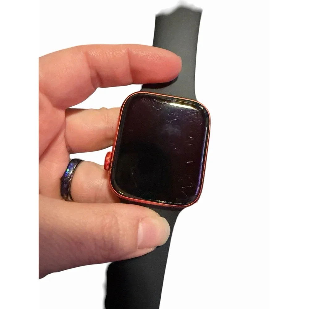 Apple Watch Series 6 44mm PRODUCT RED Aluminum Case GPS Cellular‎ LTE Red Black